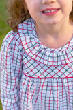LONG SLEEVE RAMONA RUFFLE COLLAR DRESS OLD TOWN TATTERALL