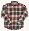 DEAN'S LIST DRESS SHIRT ( FLANNEL ) CHARLIE PLACE PLAID WITH GRANDISON RD. GRAY STORK