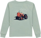 LONG SLEEVE TEE - BABY TRACTOR SAGE