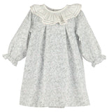 WILLOW FLORAL SMOCK DRESS - BLUE