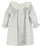 WILLOW FLORAL SMOCK DRESS - BLUE