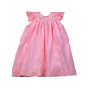 PINK EYELET BISHOP DRESS