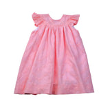 PINK EYELET BISHOP DRESS