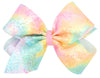 MEDIUM PASTEL TIE DYE SEQUIN BOW