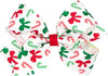 KING CHRISTMAS PRINT GROSGRAIN BOW