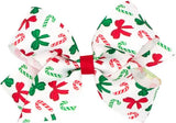 KING CHRISTMAS PRINT GROSGRAIN BOW