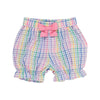 NATALIE KNICKERS - COLORED PENS PLAID WITH HAMPTONS HOT PINK
