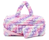 QUILTED SCUNCHIES LARGE DUFFLE BAG