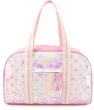 CONFETTI HEARTS CANVAS MEDIUM DUFFLE BAG