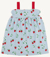 MILLIE DAY DRESS BOW AND BERRY WITH RICHMOND RED AND WORTH AVENUE WHITE