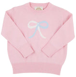 ISABELLE'S INTARSIA SWEATER - PALM BEACH PINK