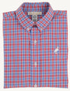 DEAN'S LIST DRESS SHIRT LAWN PARTY PLAID WITH WORTH AVENUE WHITE STORK