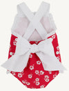 SISI SUNSUIT FAIRFAX FLOWERS WITH WORTH AVENUE WHITE