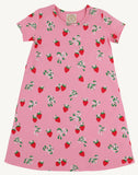 POLLY PLAY DRESS BOW AND BERRY ( HAMPTONS HOT PINK )