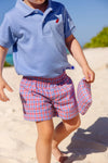 SHEFFIELD SHORTS LAWN PARTY PLAID WITH WORTH AVENUE WHITE STORK