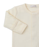 PREMIER BABY DUCKLING YELLOW STRIPE HAND EMBROIDERED FOOTIE