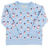 SMITTY SWEATSHIRT - FROSTY FRIENDS WITH BEALE STREET BLUE