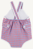 SKIPPER SUNSUIT LAWN PARTY PLAID