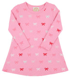 LONG SLEEVE POLLY PLAY DRESS - BITTY BOWS