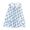 BLUE FLOWER POCKET TWIRL DRESS