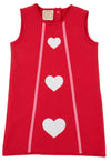 ANNIE APRON DRESS - RICHMOND RED