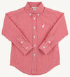 DEAN'S LIST DRESS SHIRT - RICHMOND RED MINI GINGHAM