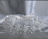 VEIL WITH CRYSTAL FLOWERS