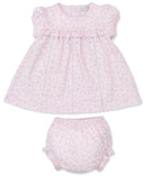 SUMMER GARDENS PINK DRESS SET