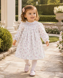 BISHOP SMOCKED FLORAL PRINT DRESS