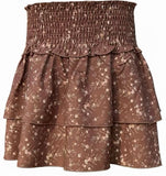 SCOTTIE SKIRT - BROWN SUGAR BLOOMS