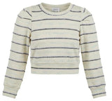 PEYTON TOP - PERIWINKLE STRIPE