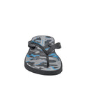 TEMAS BOY FLIP FLOP SANDAL - BLACK , GREY , AND BLUE