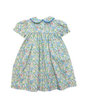 SMOCKED CAROLINE DAY DRESS - CHEEKWOOD FLORAL