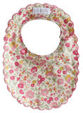 SCALLOP BIB - ROSE GARDEN