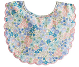 SCALLOP BIB - LILLY BLUE