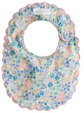 SCALLOP BIB - LILLY BLUE