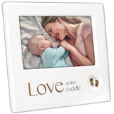 LOVE AT FIRST CUDDLE 4x6 CERAMIC FRAME