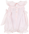 DOTTED PETAL PLAYSUIT - PINK