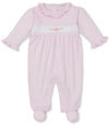 CLB SUMMER MEDLEY 25 PINK HAND SMOCKED FOOTIE