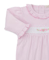CLB SUMMER MEDLEY 25 PINK HAND SMOCKED FOOTIE