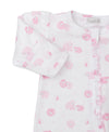 BAA BAA BABY SHEEP PINK ZIP FOOTIE