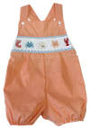 BOYS UNDER THE SEA SMOCKED BUBBLE WITH BACK STRAPS