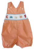 BOYS UNDER THE SEA SMOCKED BUBBLE WITH BACK STRAPS