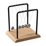 NEWTON CRADLE BEACH TIMBER 14CM