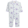 BABY CLUB CHIC LAVENDER BOWS COVERALL