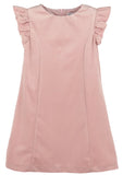 DELUXE VELVET SHIFT DRESS - ROSE