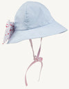 PIPPA PETAL HAT BUCKHEAD BLUE WITH DOGWOOD DOT