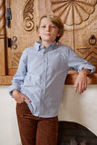 PIERFRONT BUTTONDOWN - SPRINGWATER BLUE CHECK