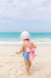 SALLY SUNSUIT - LAUDERDALE PIER PLAID WITH PIER PARTY PINK