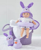 8" SPLASH AND PLAY CUTIES - PURPLE